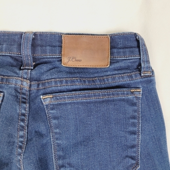 J. CREW TOOTHPICK SKINNY MID RISE JEANS WOMENS Size: 25P - Picture 6 of 9